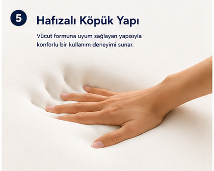 Viscomina Kelebek Uyku Yastığı Boyun Destekli %100 Memory Foam Visco Yastık (SİYAH)